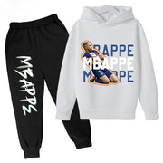 Mbappe Design Kids’ Tracksuit Set – Multiple Colors