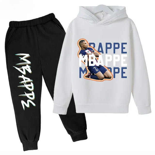 Mbappe Design Kids’ Tracksuit Set – Multiple Colors