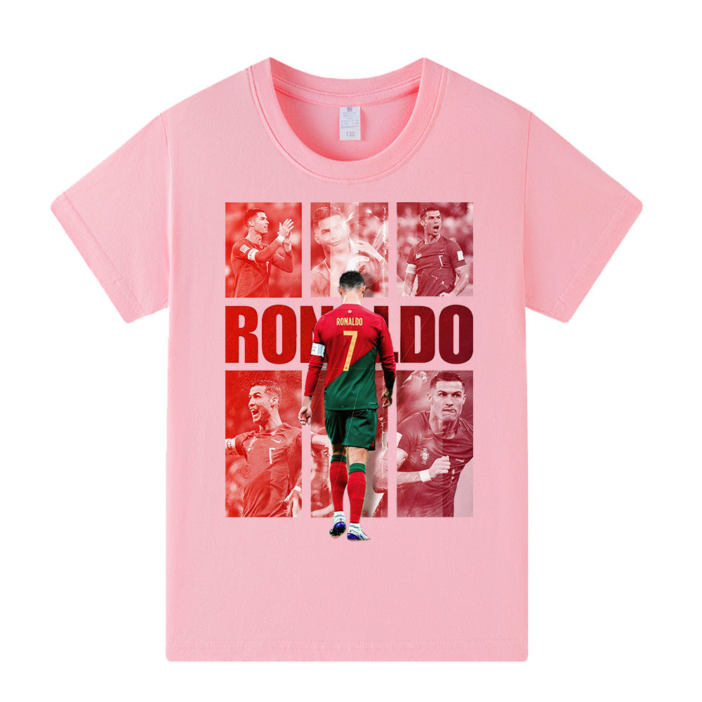Ronaldo Portugal Style Kids’ Football T-Shirt - Multiple Variants