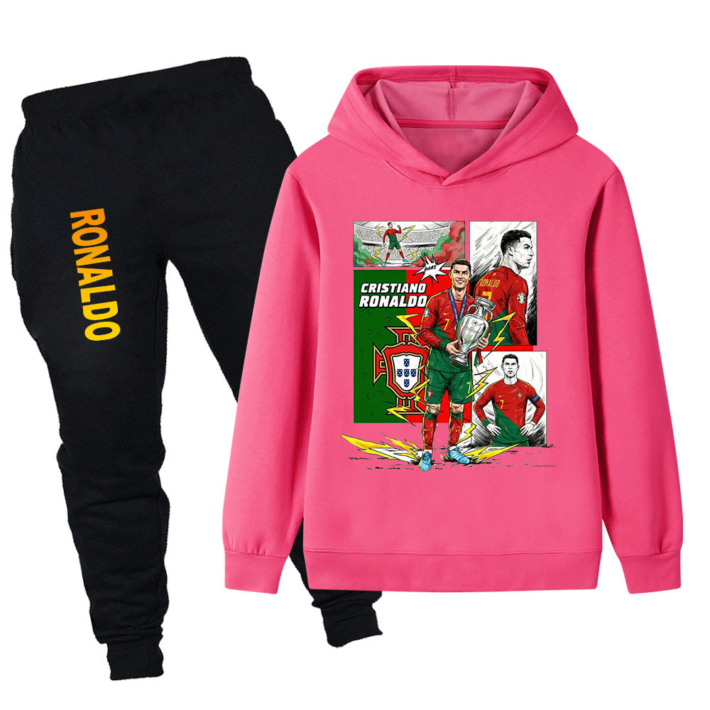 Cristiano Ronaldo Portugal Design Kids’ Tracksuit Set – Multiple Colors