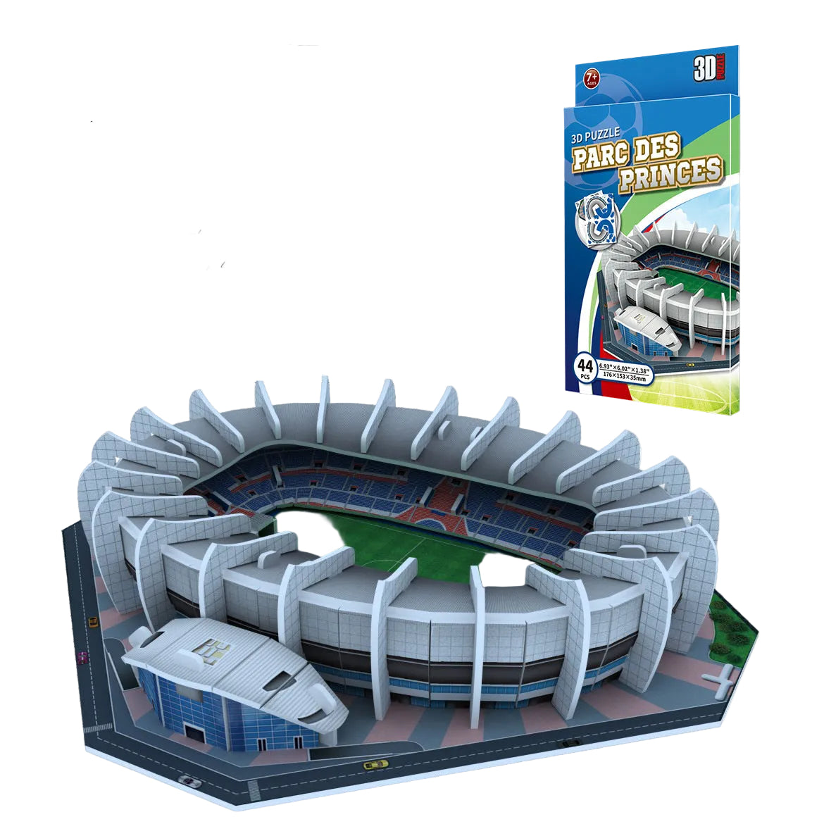 3D papieren voetbalstadion puzzelmodel - Parc des Princes