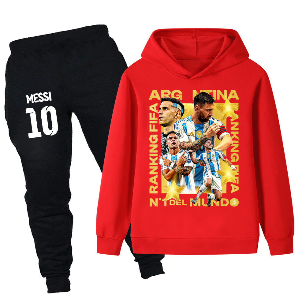 Lionel Messi Argentina Kids’ Tracksuit Set – Multiple Colors