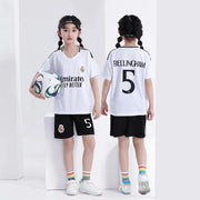Kindervoetbalshirt en korte broek set Real Madrid – Jude Bellingham