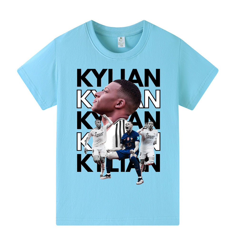 T-shirt de Futebol Kylian Mbappe para Crianças – Várias Variedades