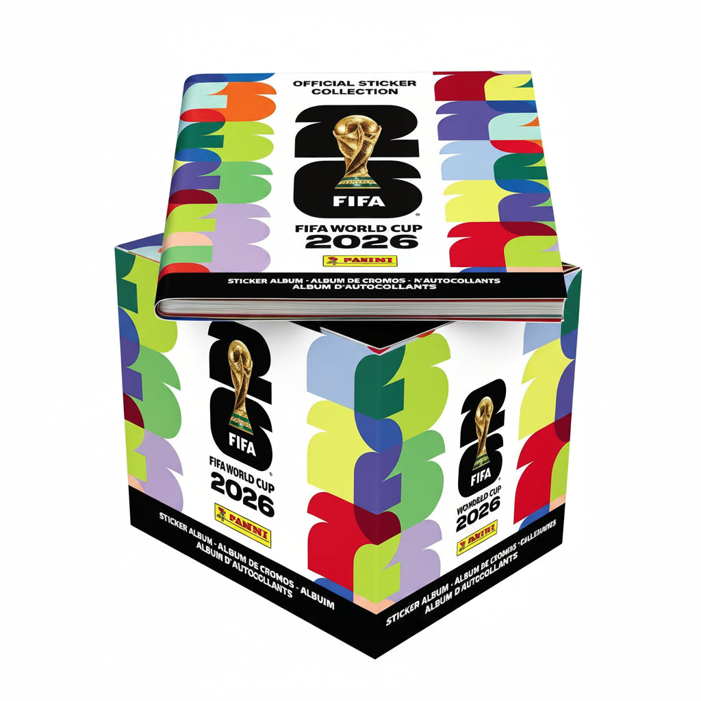 2026 World Cup Sticker Album & 50 Pack Bundle (350 Stickers)