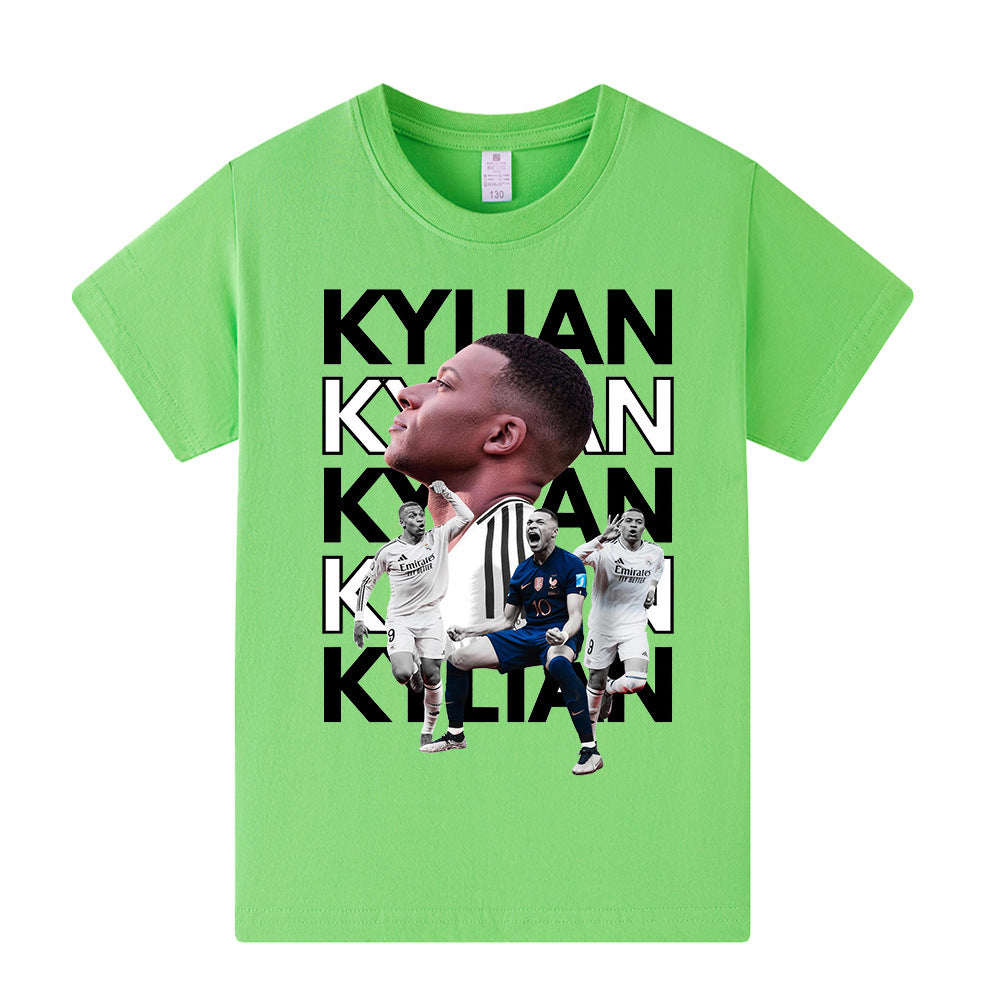 T-shirt de Futebol Kylian Mbappe para Crianças – Várias Variedades