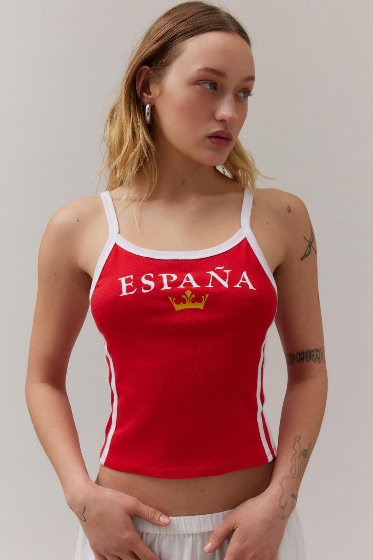España Vintage Cami Crop Top