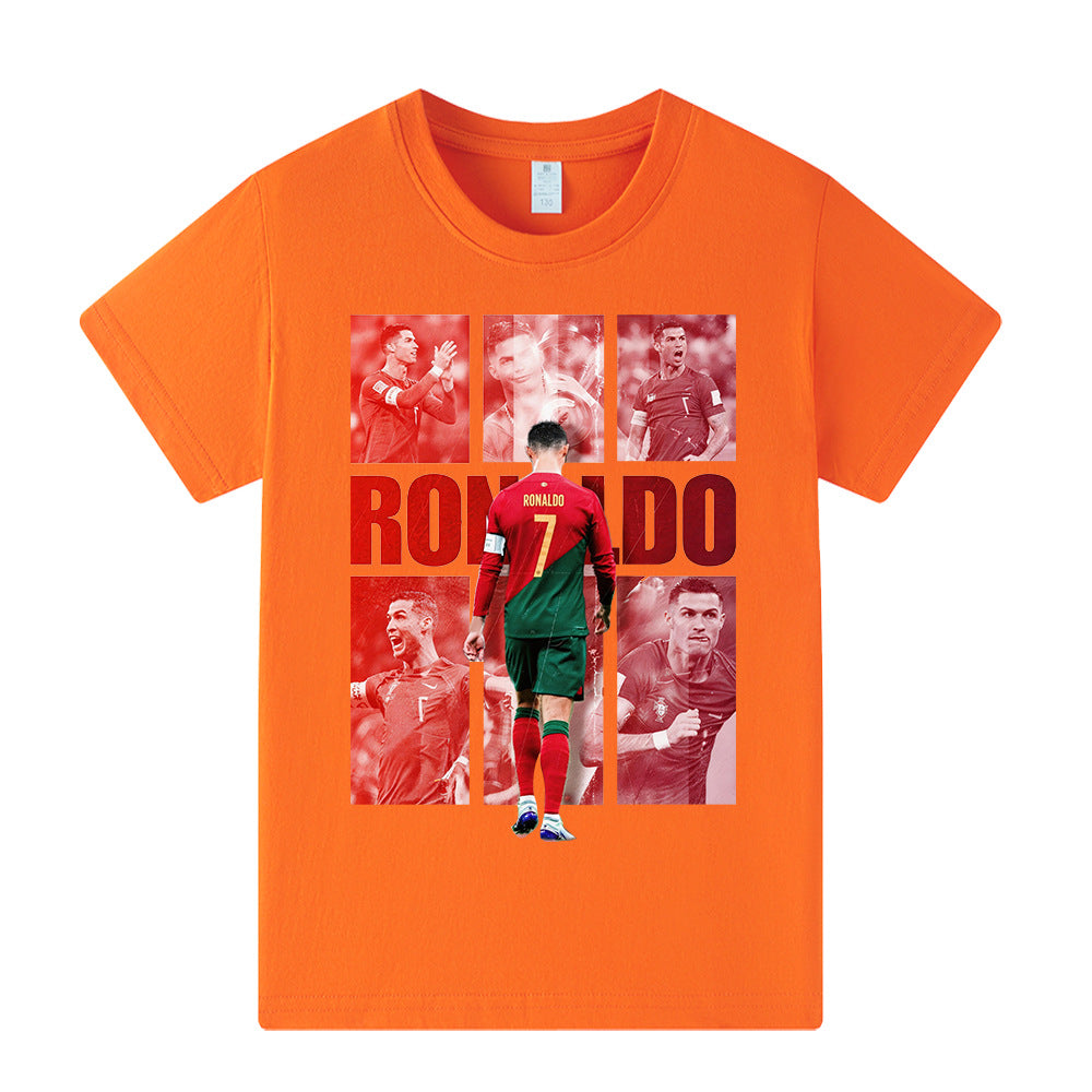 Ronaldo Portugal Style Kids’ Football T-Shirt - Multiple Variants