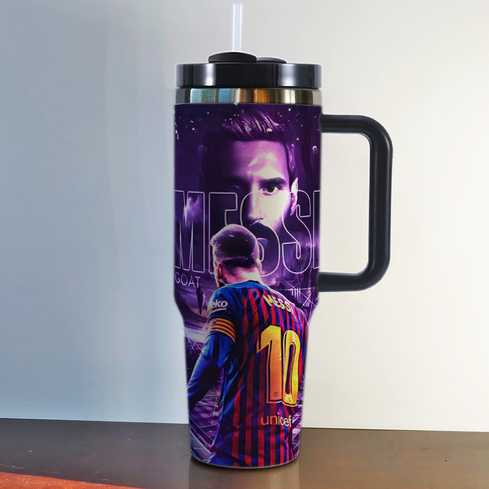 Football players stainless steel tumbler - multiple options