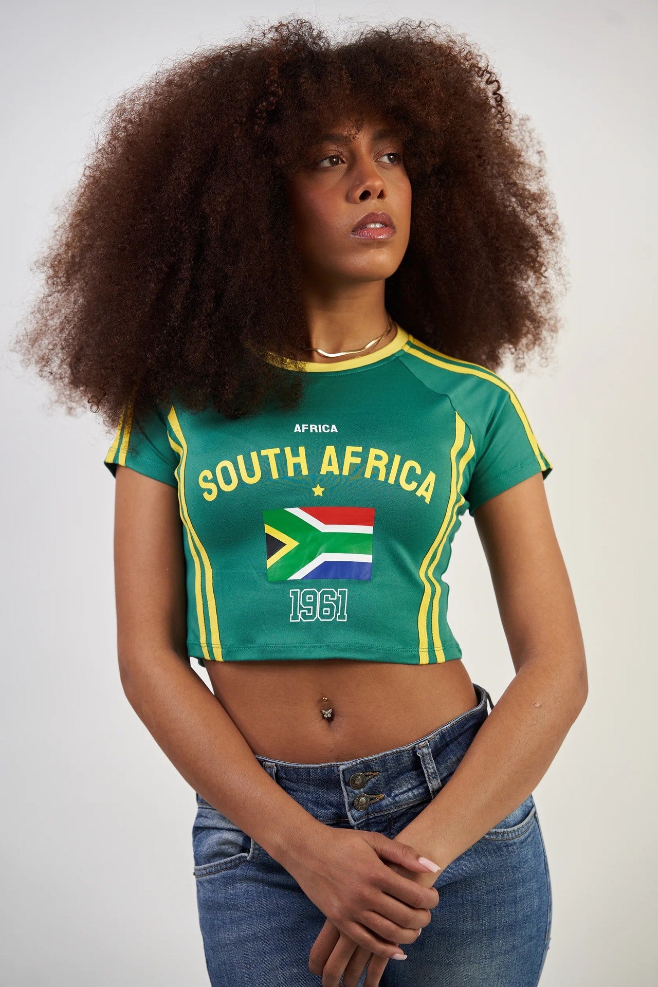 South Africa 1961 Vintage Crop Tee