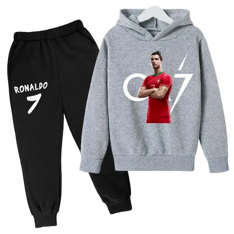 Kids’ Cristiano Ronaldo Tracksuit Set – Multiple Variants