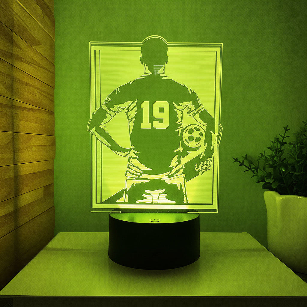 Lamine Yamal 3D Illusion Lamp – Multiple Variants