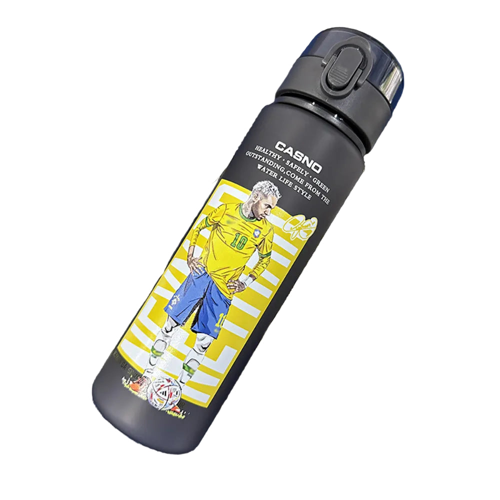 Ronaldo Messi sports frosted water bottle - multiple options