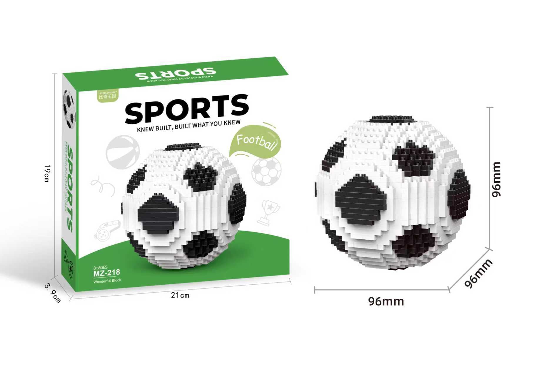 Football Ball Building Blocks
