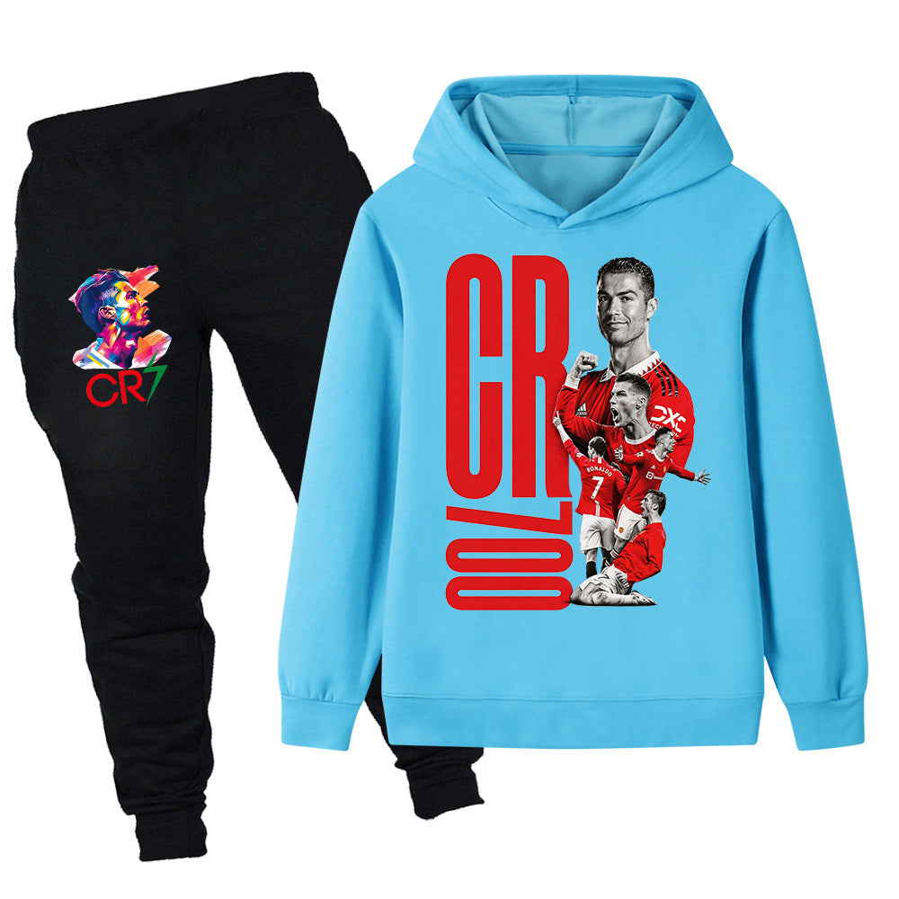 Cristiano Ronaldo Manchester United Kids’ Tracksuit Set – Multiple Colors