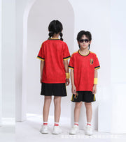 Set maglia e pantaloncini da calcio per bambini Belgio