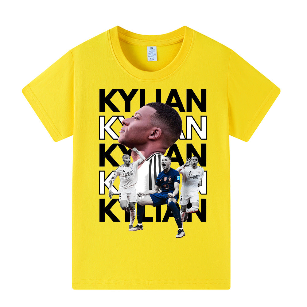 T-shirt de Futebol Kylian Mbappe para Crianças – Várias Variedades