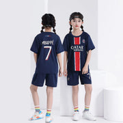 Barns fotbollströja och shorts set PSG – Mbappé