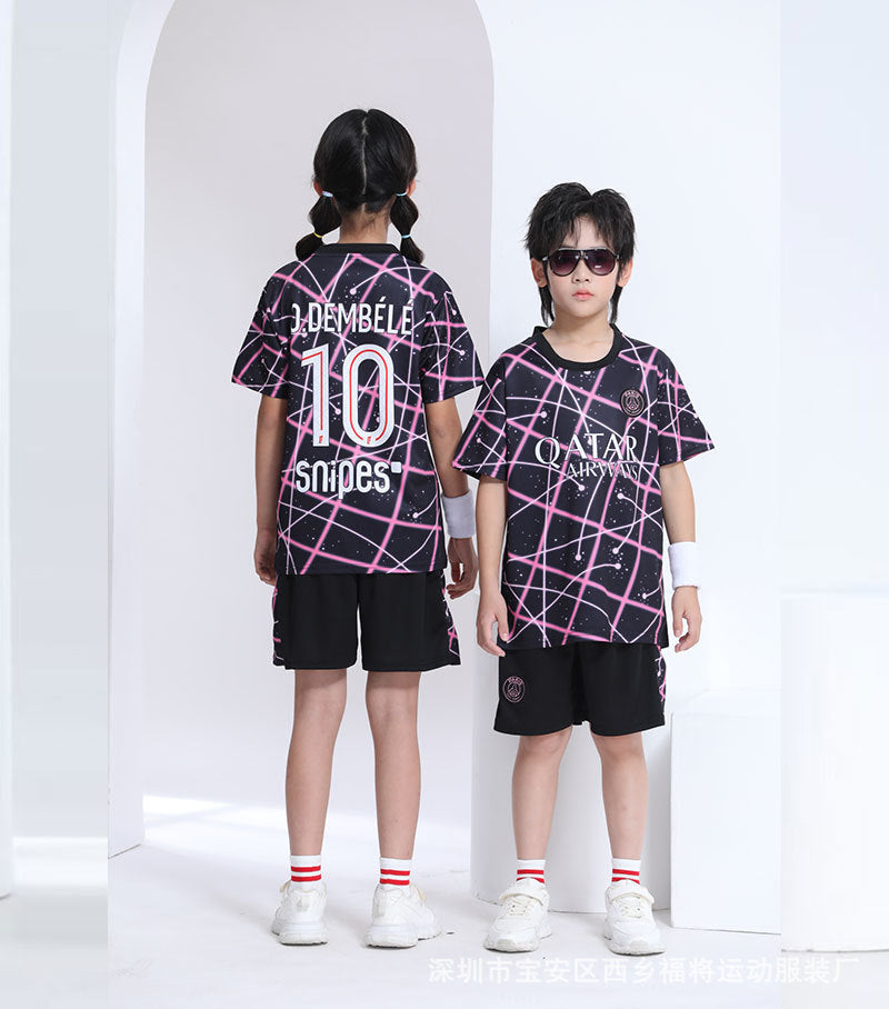 Kids’ Football Jersey & Shorts Set PSG – Dembélé