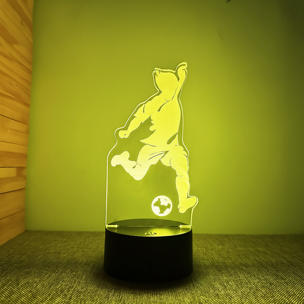 3D Illusion Football LED Lamp