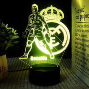 Cristiano Ronaldo 3D Illusion Lamp – Multiple Variants