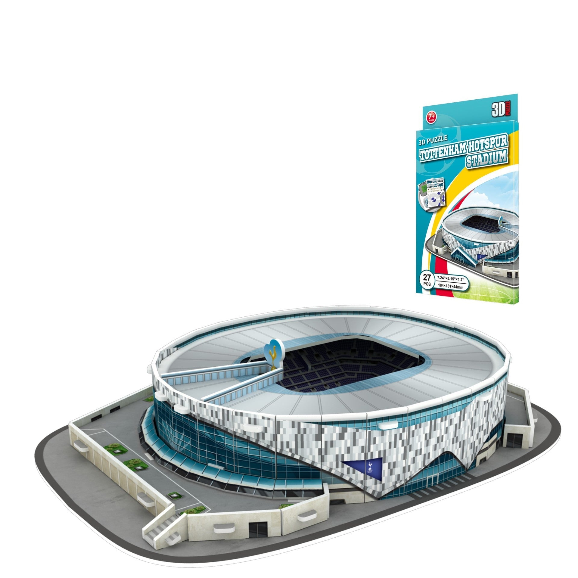 3D papirfodboldstadion puslespil model - White Hart Lane / Tottenham