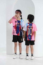 Kinderen Lionel Messi Voetbalshirt & Shorts Set – Multi-Team Editie