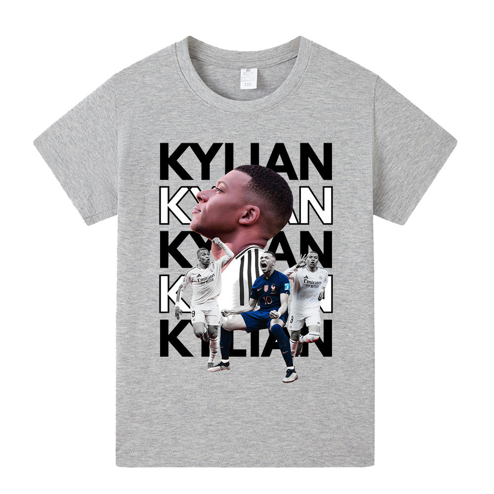 T-shirt de Futebol Kylian Mbappe para Crianças – Várias Variedades