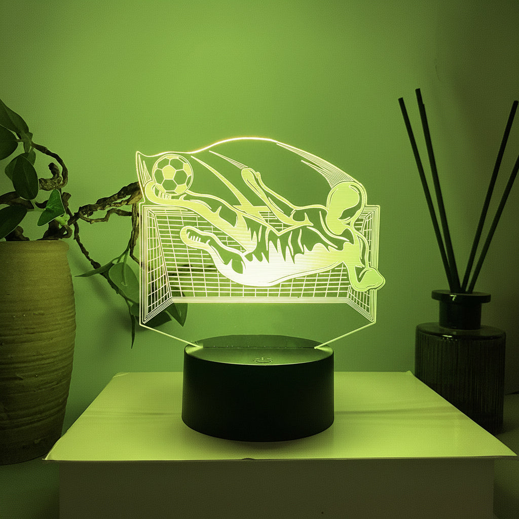 3D Illusion Football LED Lamp