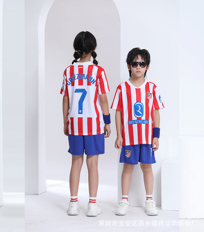Kids’ Football Jersey & Shorts Set – Griezmann