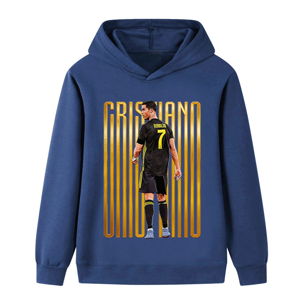 Felpa con cappuccio da calcio per bambini Ronaldo – Varianti multiple