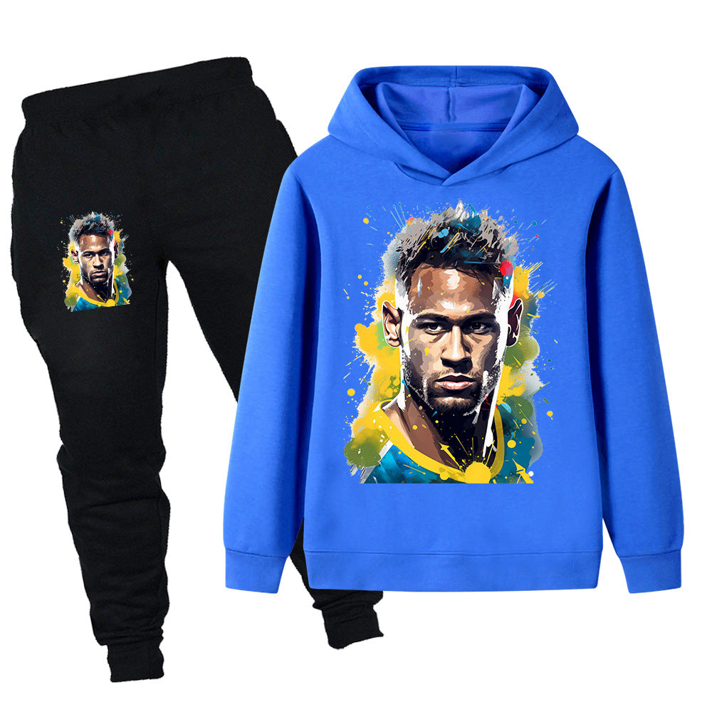Neymar Design Kids’ Tracksuit Set – Multiple Colors