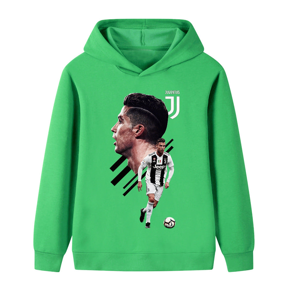Ronaldo Juventus Design Kids’ Football Hoodie - Multiple Variants