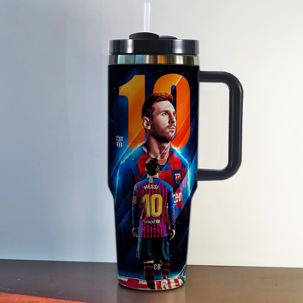 Football players stainless steel tumbler - multiple options