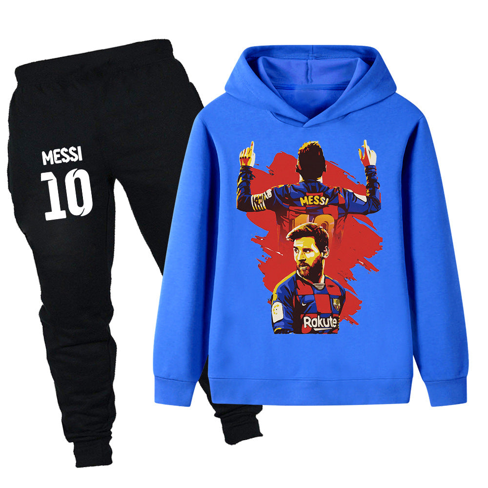 Lionel Messi Barcelona Design Kids’ Tracksuit Set – Multiple Colors