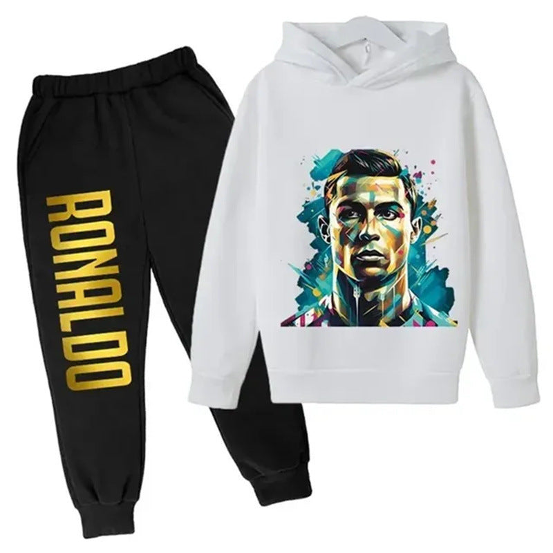 Cristiano Ronaldo Style Kids’ Tracksuit Set – Multiple Colours