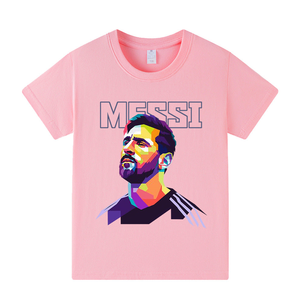 Maglietta da calcio per bambini con design Messi – Varianti multiple