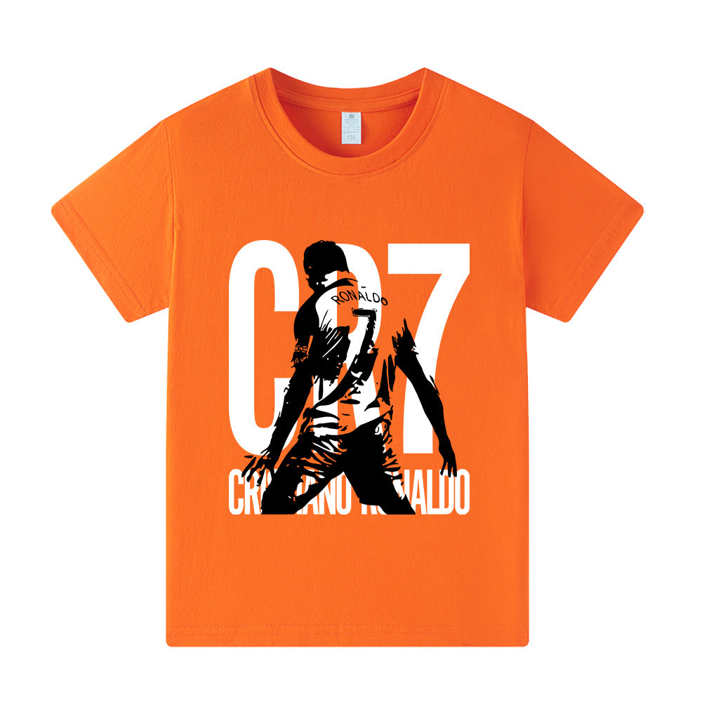Maglietta da calcio per bambini con design Cristiano Ronaldo – Varianti multiple