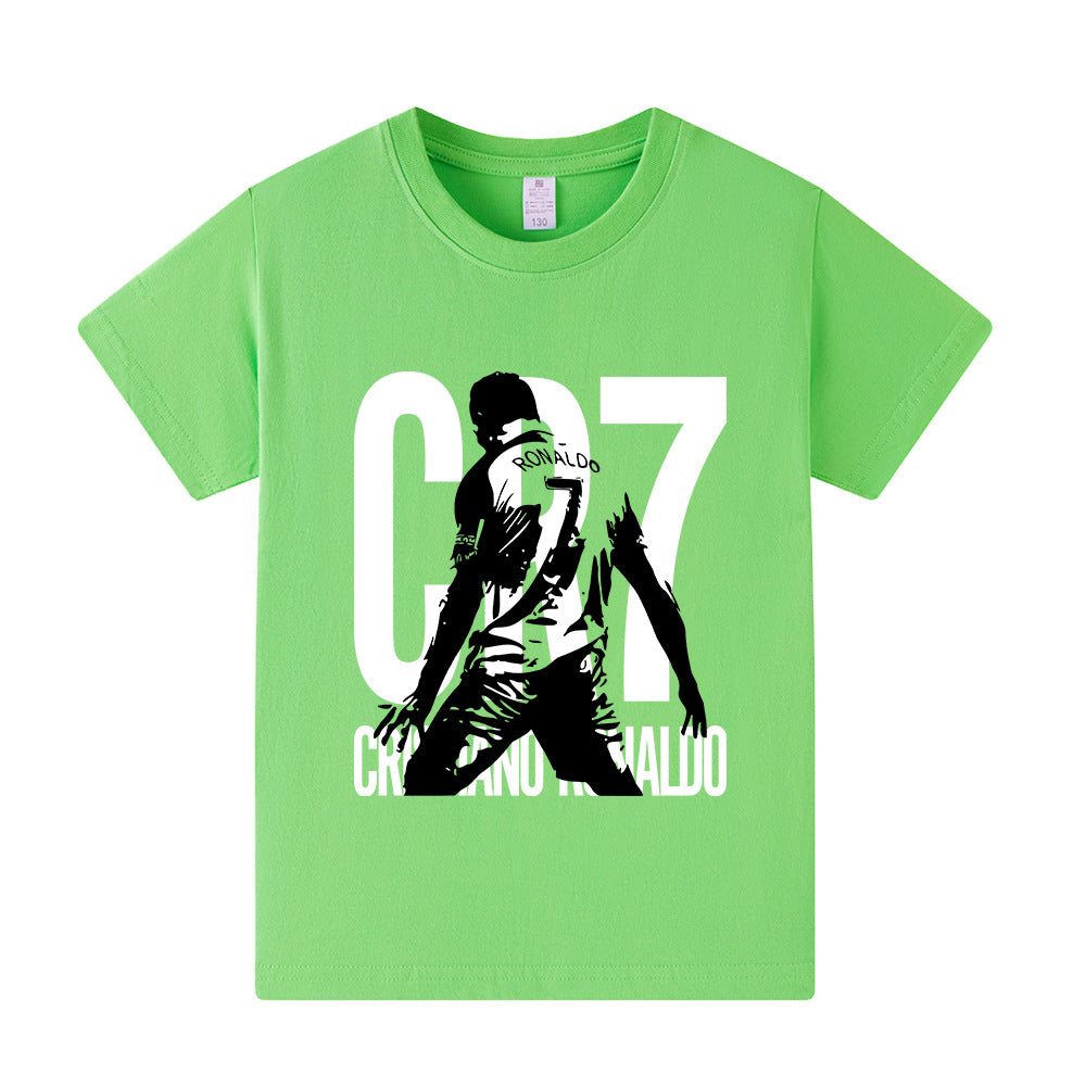 Maglietta da calcio per bambini con design Cristiano Ronaldo – Varianti multiple