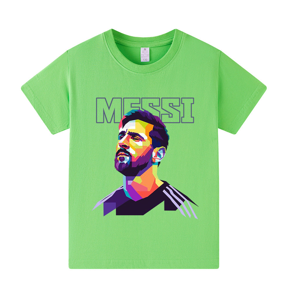 Maglietta da calcio per bambini con design Messi – Varianti multiple