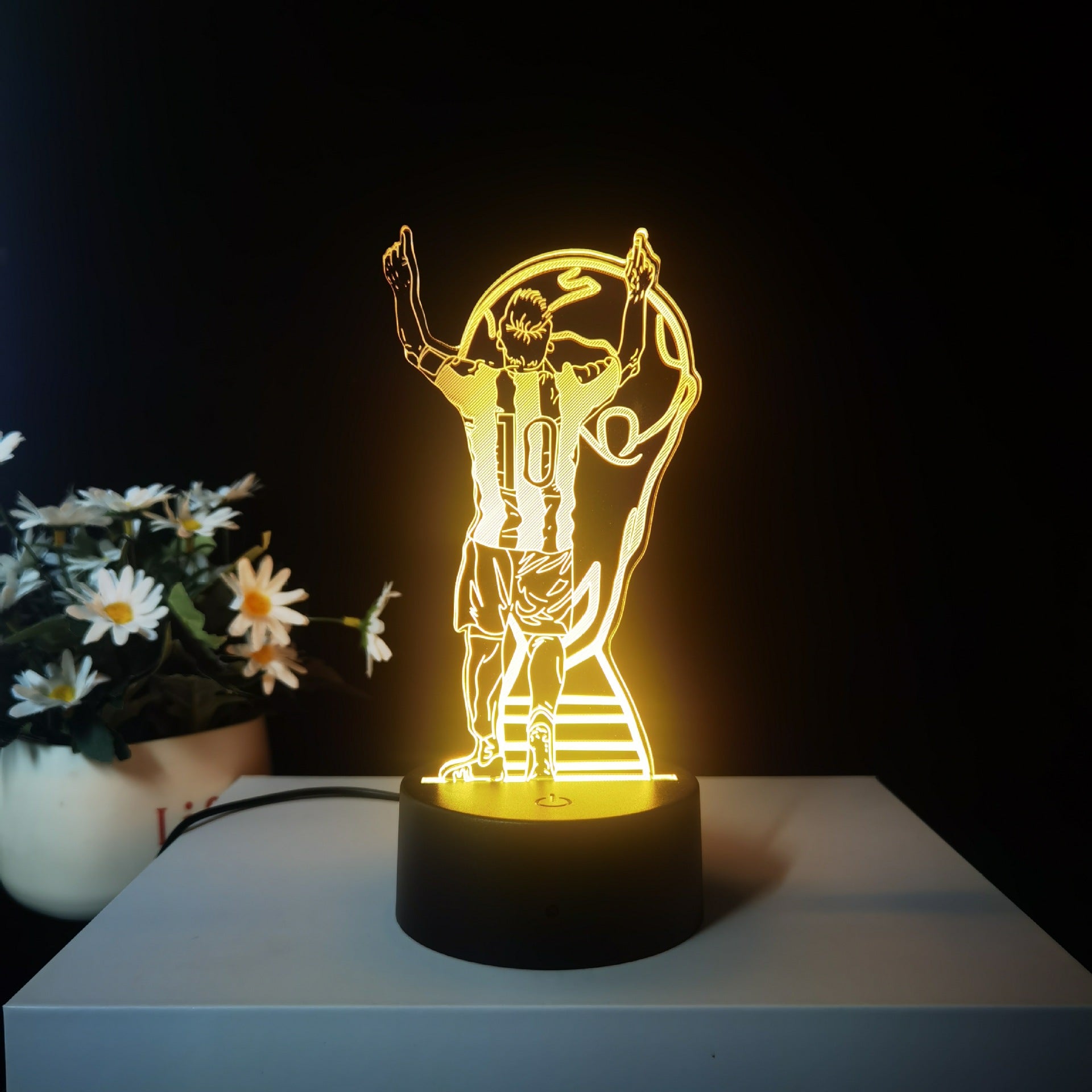 Lionel Messi 3D Illusion Lamp – Multiple Variants