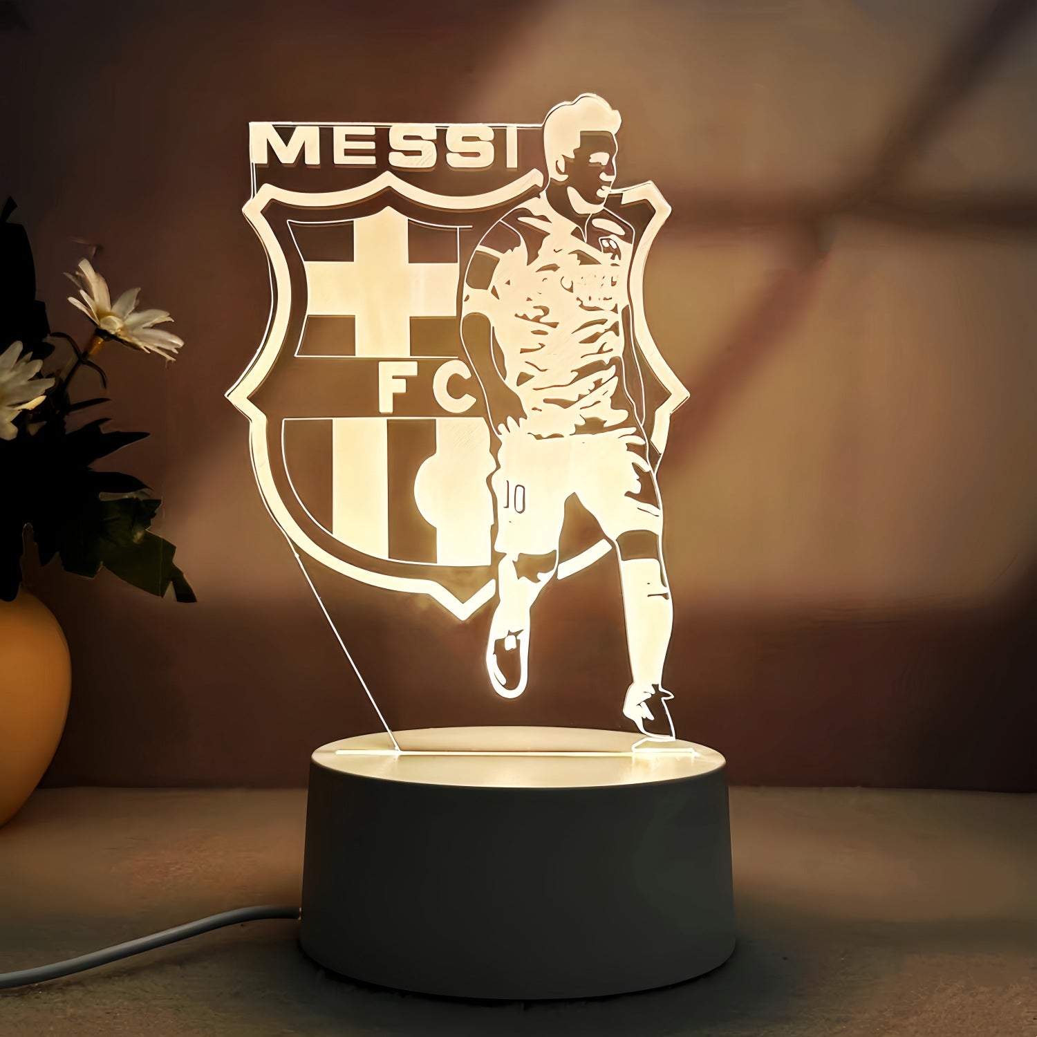 Lionel Messi 3D Illusion Lamp – Multiple Variants