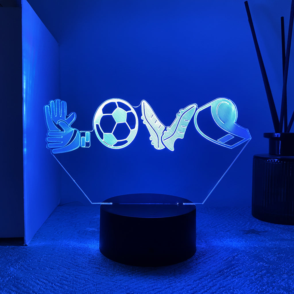 Football 3D Illusion LED Lamp