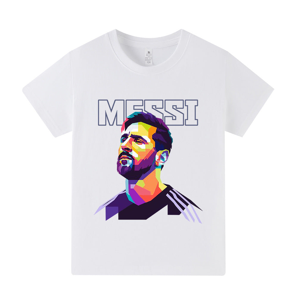 Maglietta da calcio per bambini con design Messi – Varianti multiple