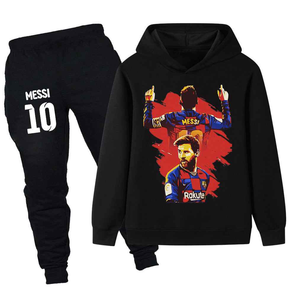 Lionel Messi Barcelona Design Kids’ Tracksuit Set – Multiple Colors