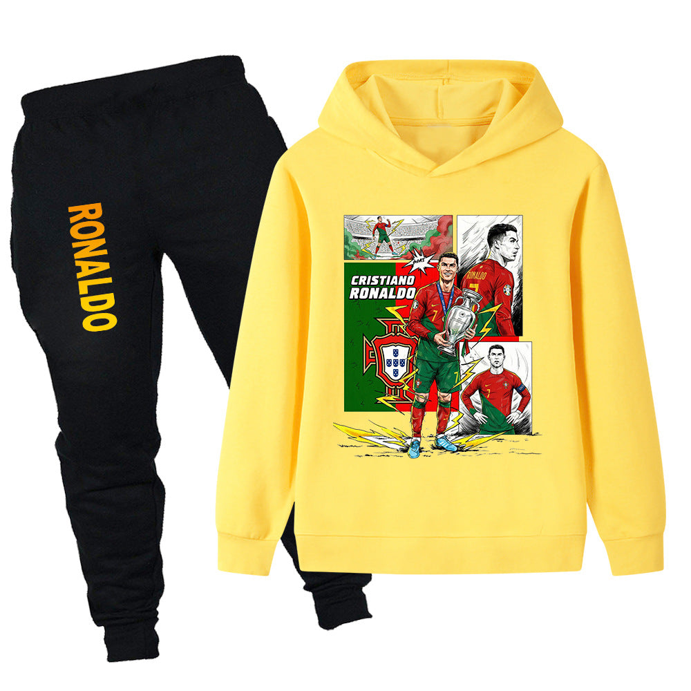 Cristiano Ronaldo Portugal Design Kids’ Tracksuit Set – Multiple Colors