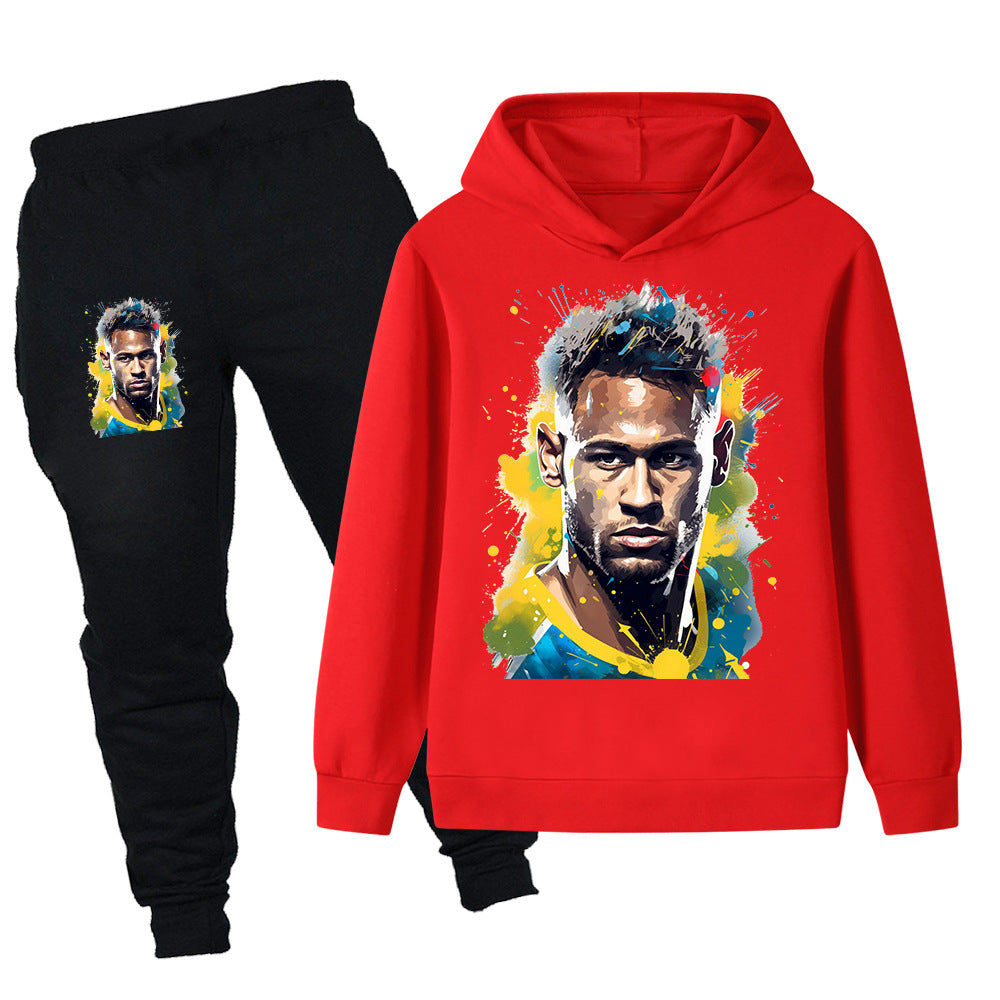 Neymar Design Kids’ Tracksuit Set – Multiple Colors