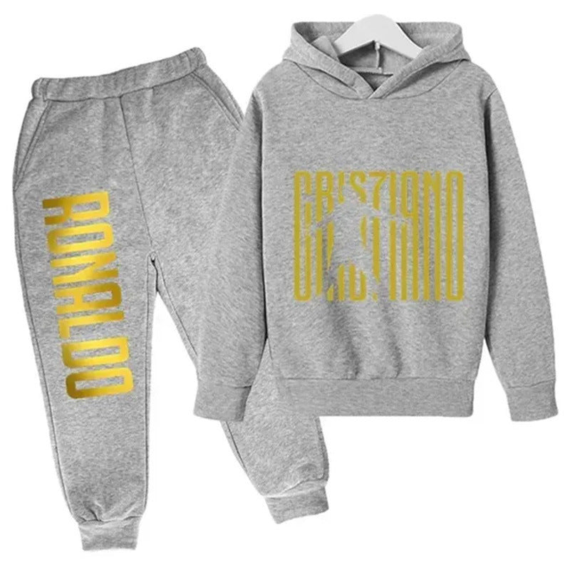 Kids’ Cristiano Ronaldo Tracksuit Set – Multiple Colours
