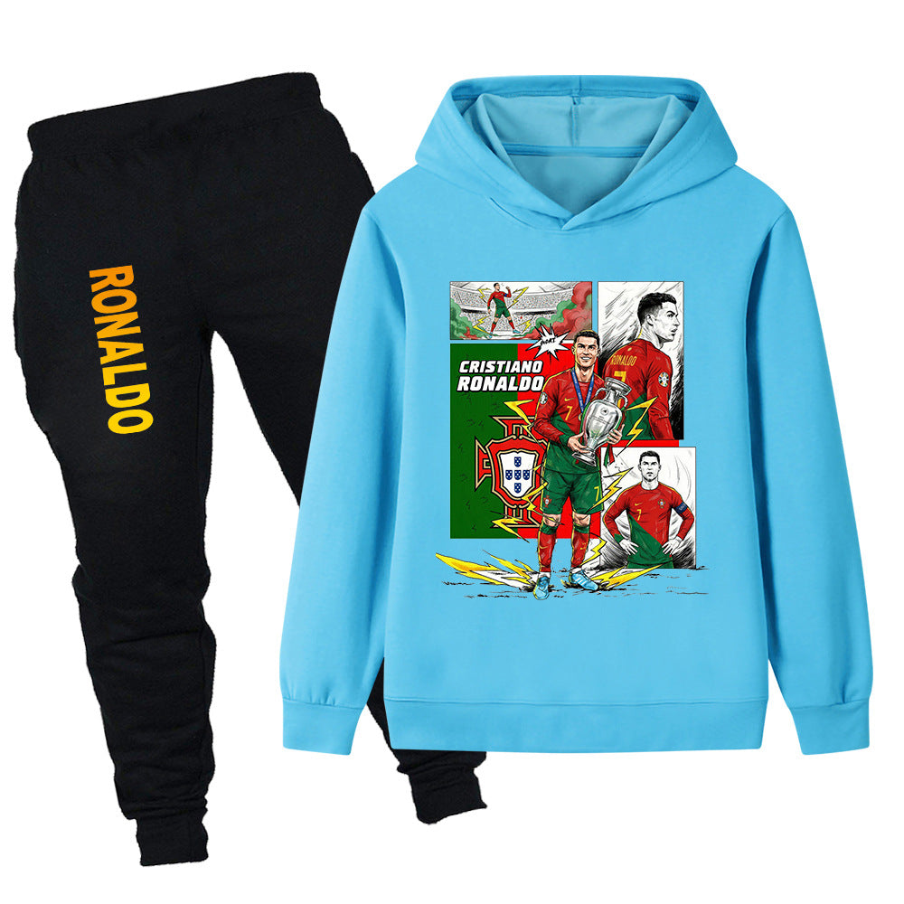 Cristiano Ronaldo Portugal Design Kids’ Tracksuit Set – Multiple Colors