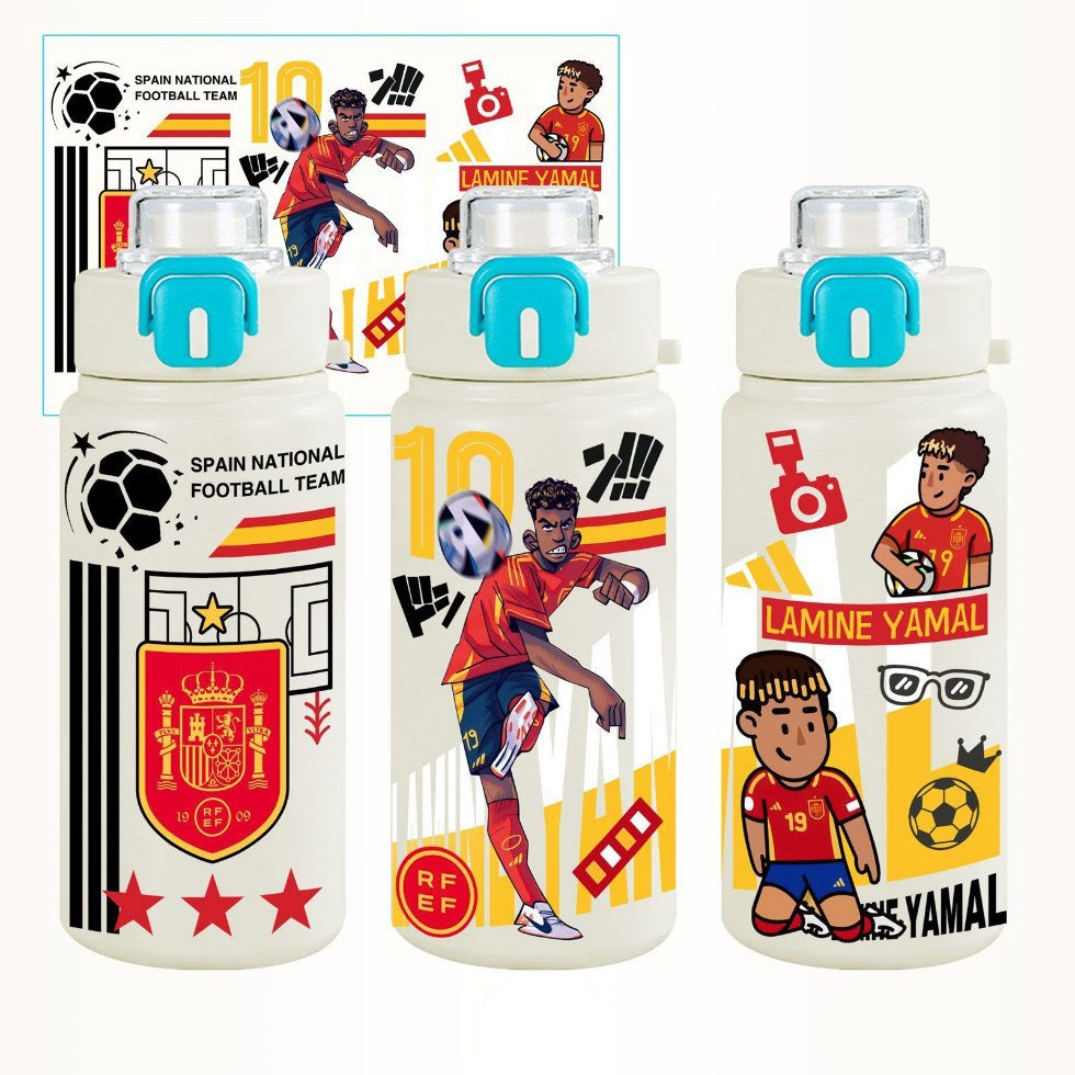 Yamal football star thermos cup
